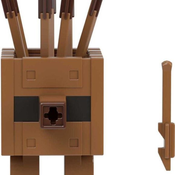 MINECRAFT Legends Wood Golem Figure Launch Arrow Attack Fully Articulated Mojang - Picture 2 of 7